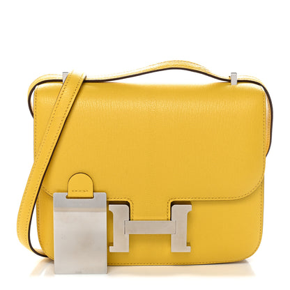 Hermes Chevre Mysore Constance 18 Jaune De Naples 3 of 13
