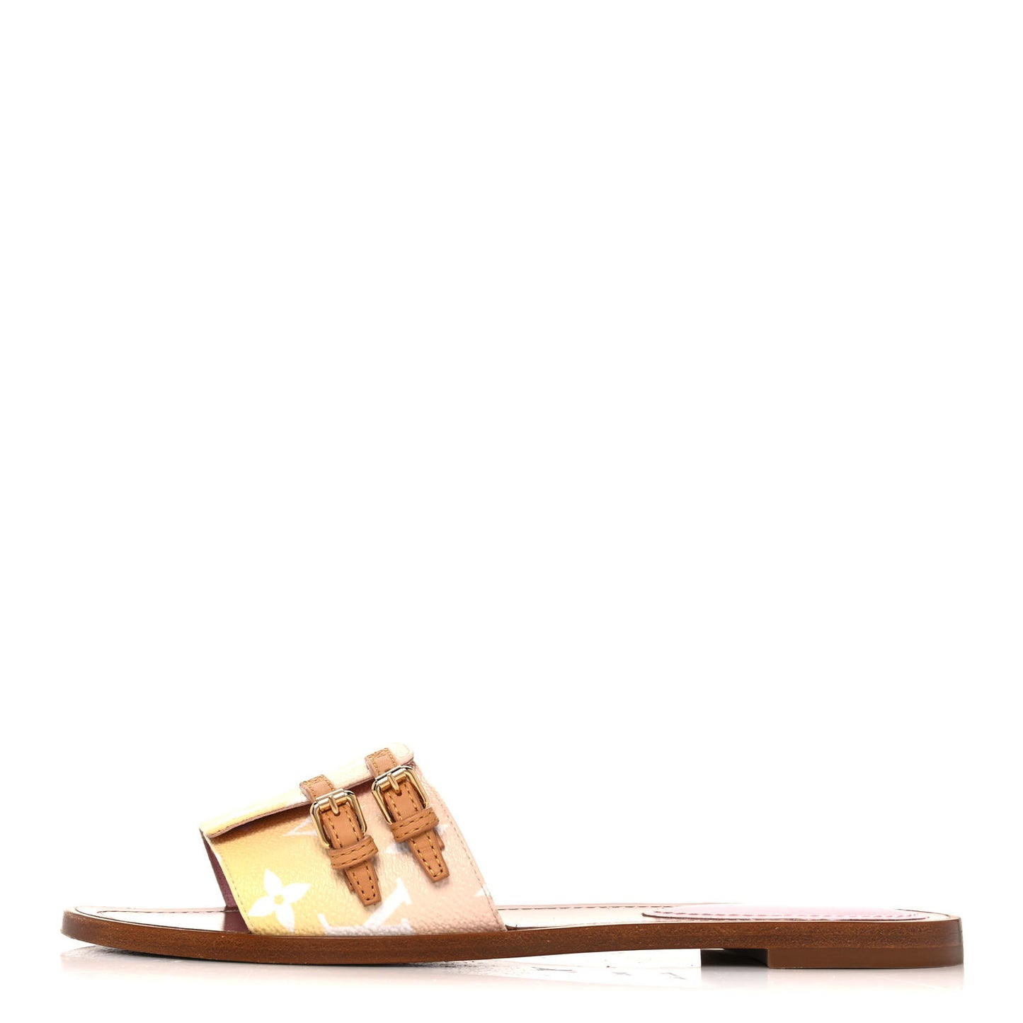 Monogram By The Pool Lock It Flat Mule 38.5 Pink