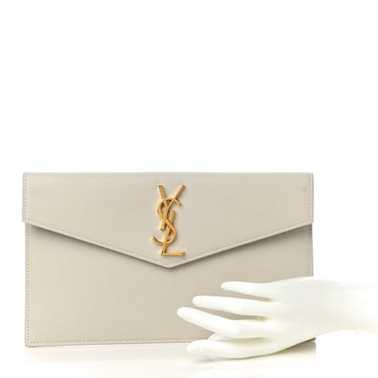 Saint Laurent Grain De Poudre Uptown Pouch Crema Soft 2 of 15