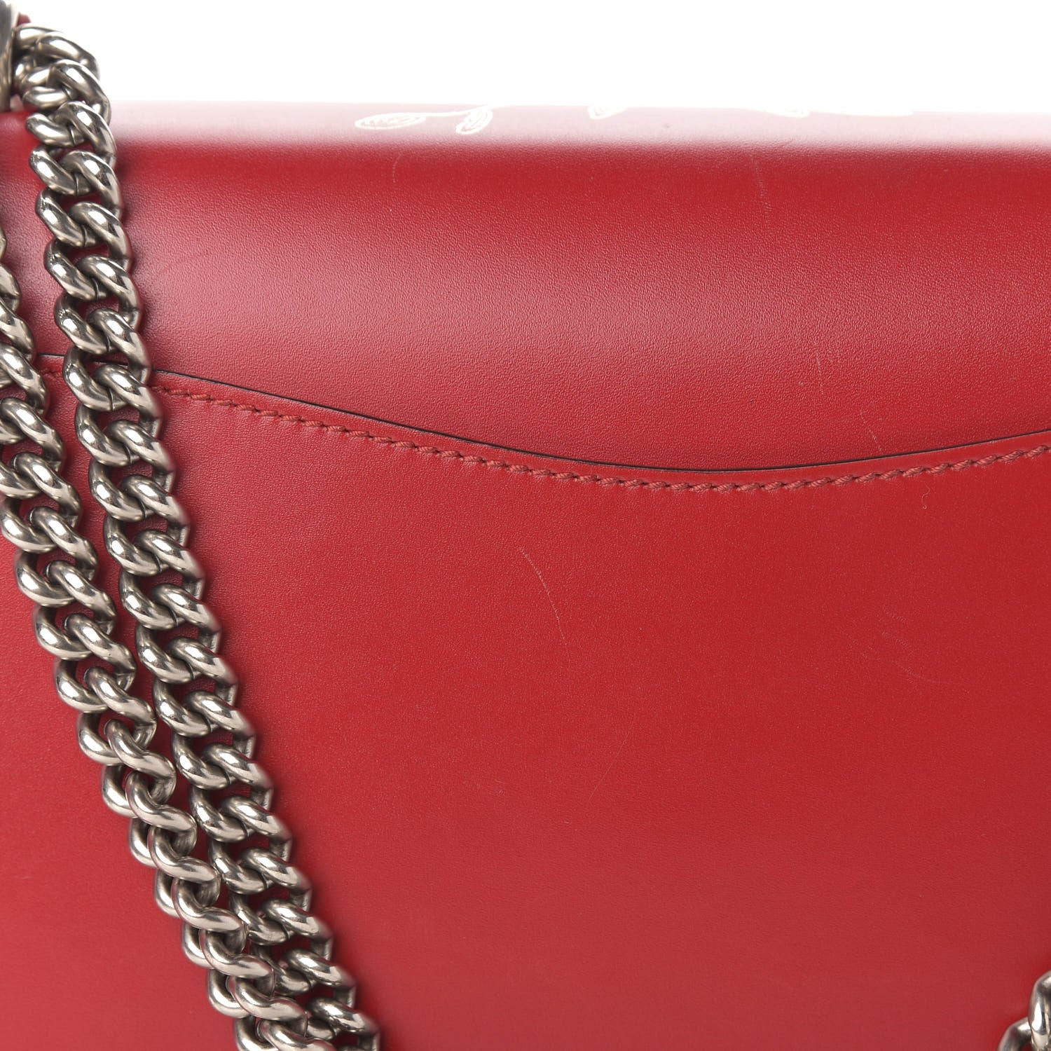 Gucci Calfskin Chinese New Year Medium Dionysus Shoulder Bag Hibiscus Red 15 of 16