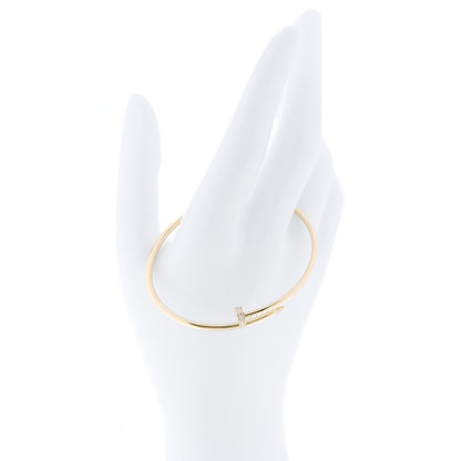 Cartier 18K Yellow Gold Diamond Small Juste Un Clou Bracelet 17 2 of 6