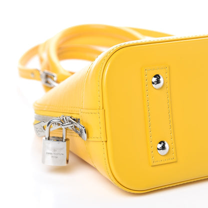 Louis Vuitton Epi Alma BB Citron 9 of 13