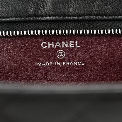 Chanel Lambskin Quilted Cosmetic Case Black 6 of 7