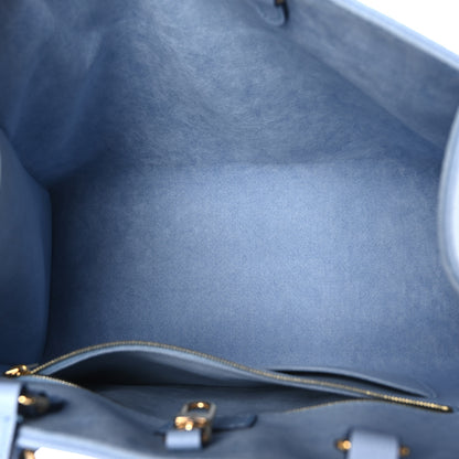 Louis Vuitton Empreinte Monogram Giant By The Pool Onthego MM Summer Blue 5 of 9