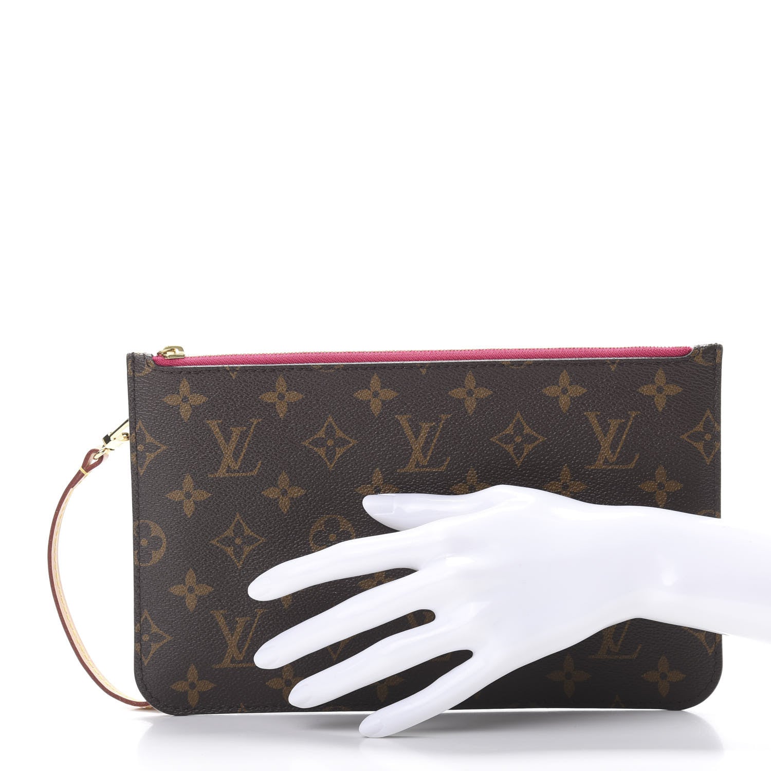 Louis Vuitton Monogram Neverfull MM GM Pochette Pivoine 2 of 8