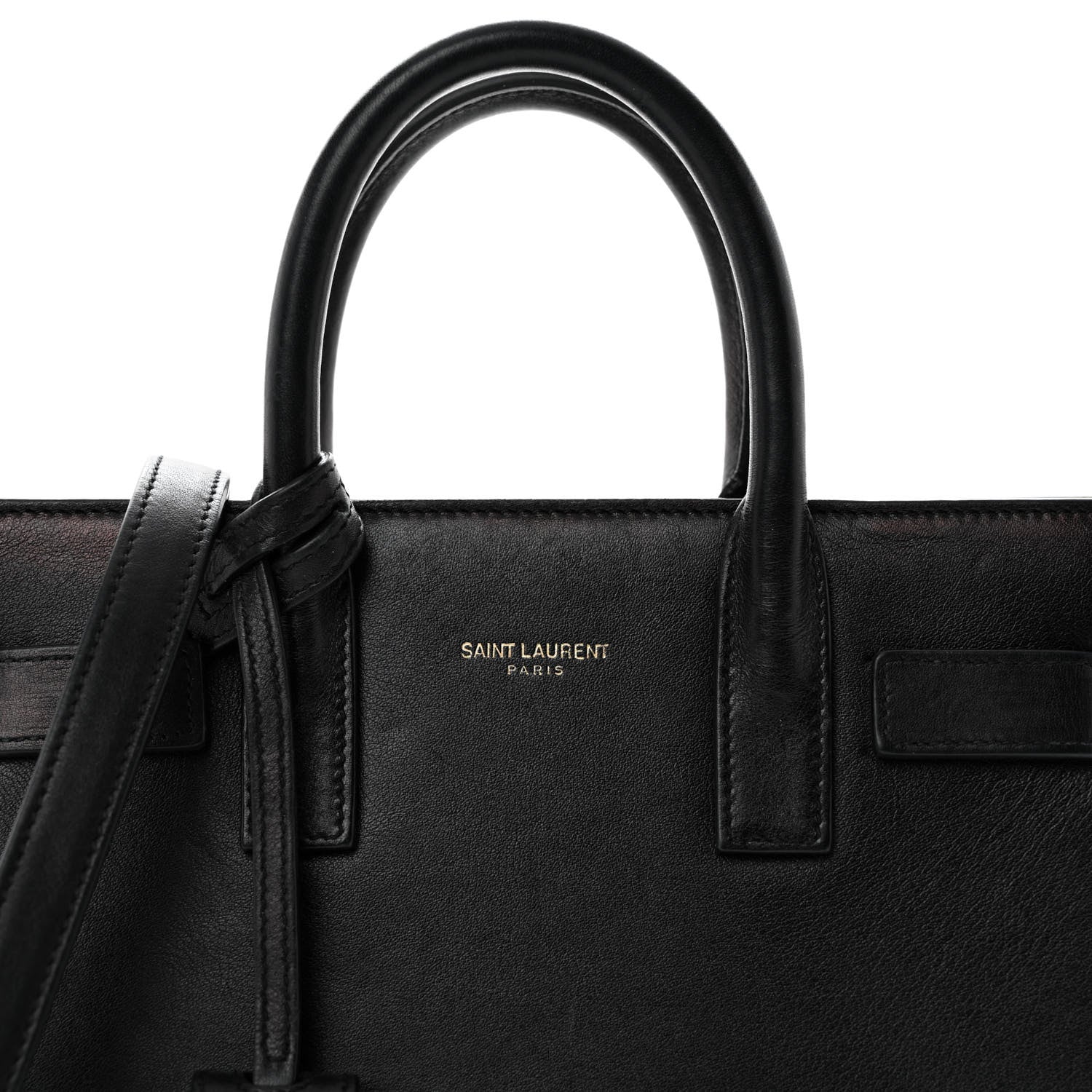 Saint Laurent Calfskin Nano Sac De Jour Black 9 of 11