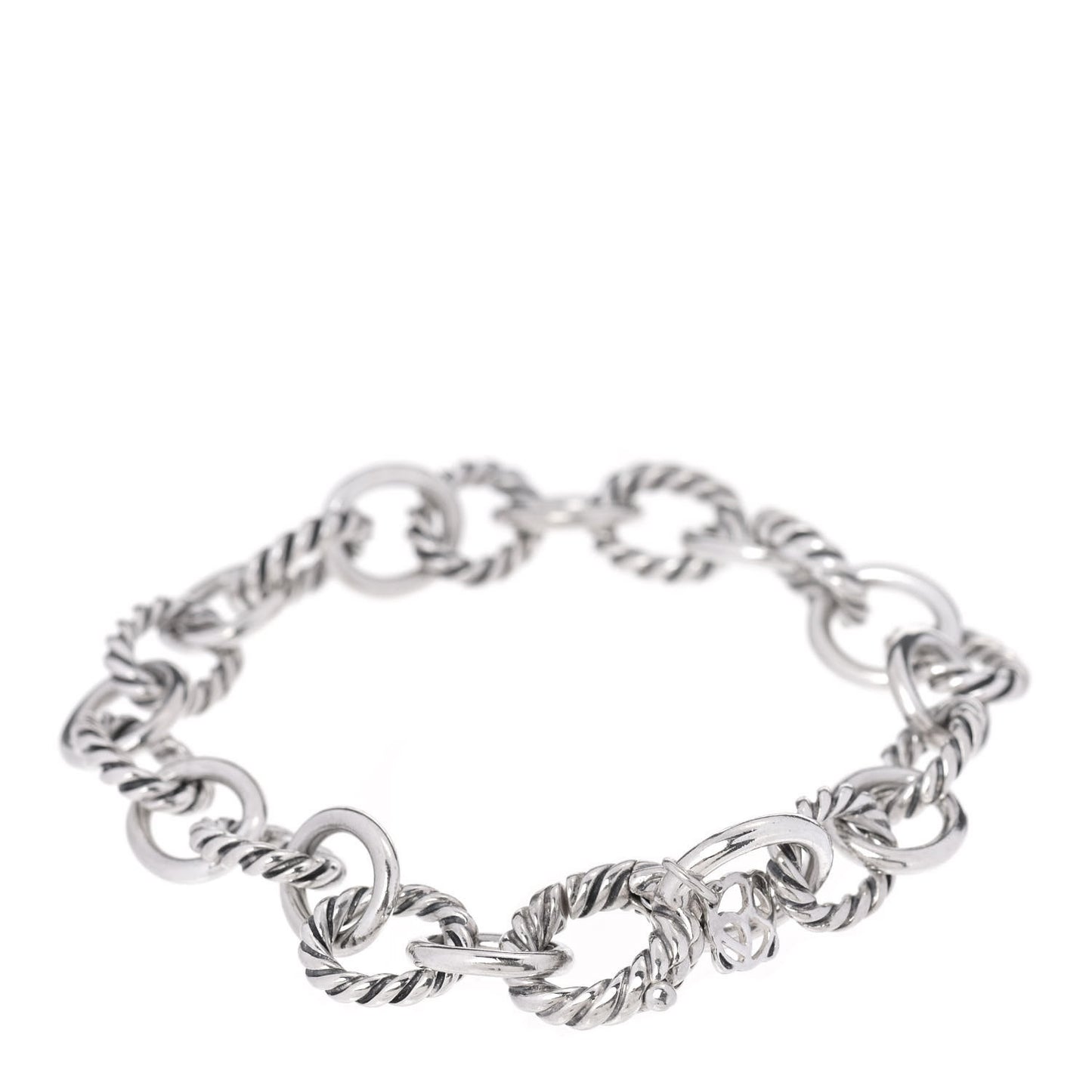 Sterling Silver 10mm Medium Oval Link Bracelet
