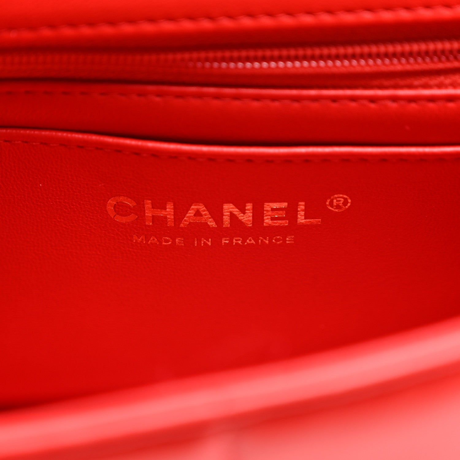 Chanel Lambskin Resin Crystal Square Quilted Monacoco Mini Flap Red 5 of 9