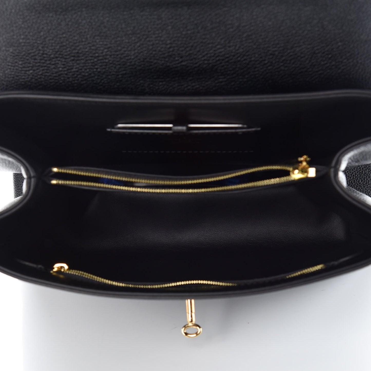 Grained Smooth Calfskin Rose Des Vents MM Black