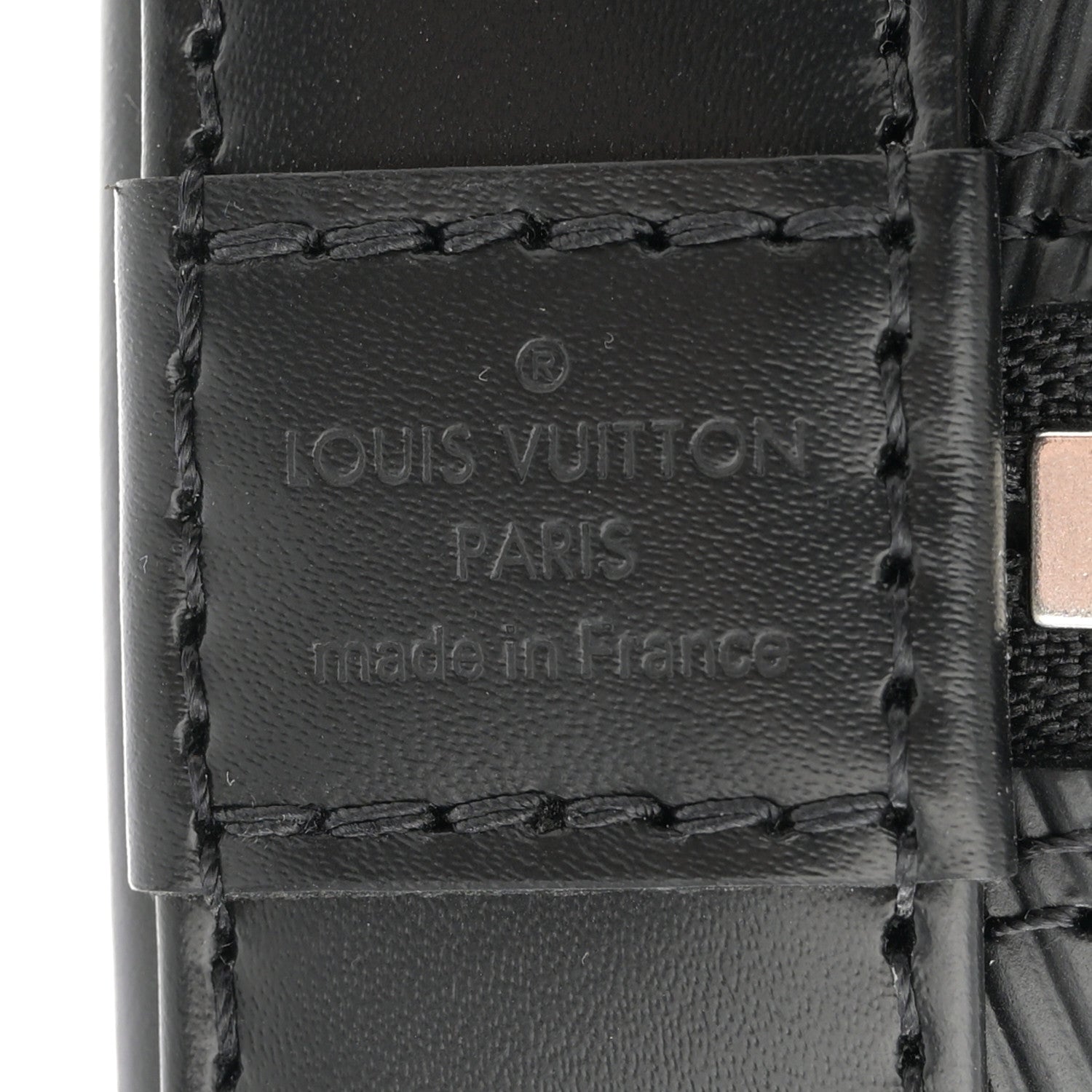 Louis Vuitton Epi Alma BB Black 6 of 9