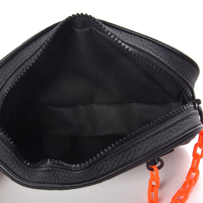 Louis Vuitton Taurillon Monogram Uniformes Solar Ray Soft Pochette Volga Belt Bag Black 5 of 9