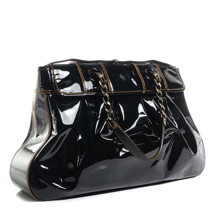Fendi Patent Large B Bag Black 3 of 9