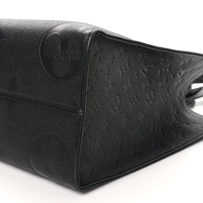 Louis Vuitton Empreinte Monogram Giant Onthego MM Black 9 of 11