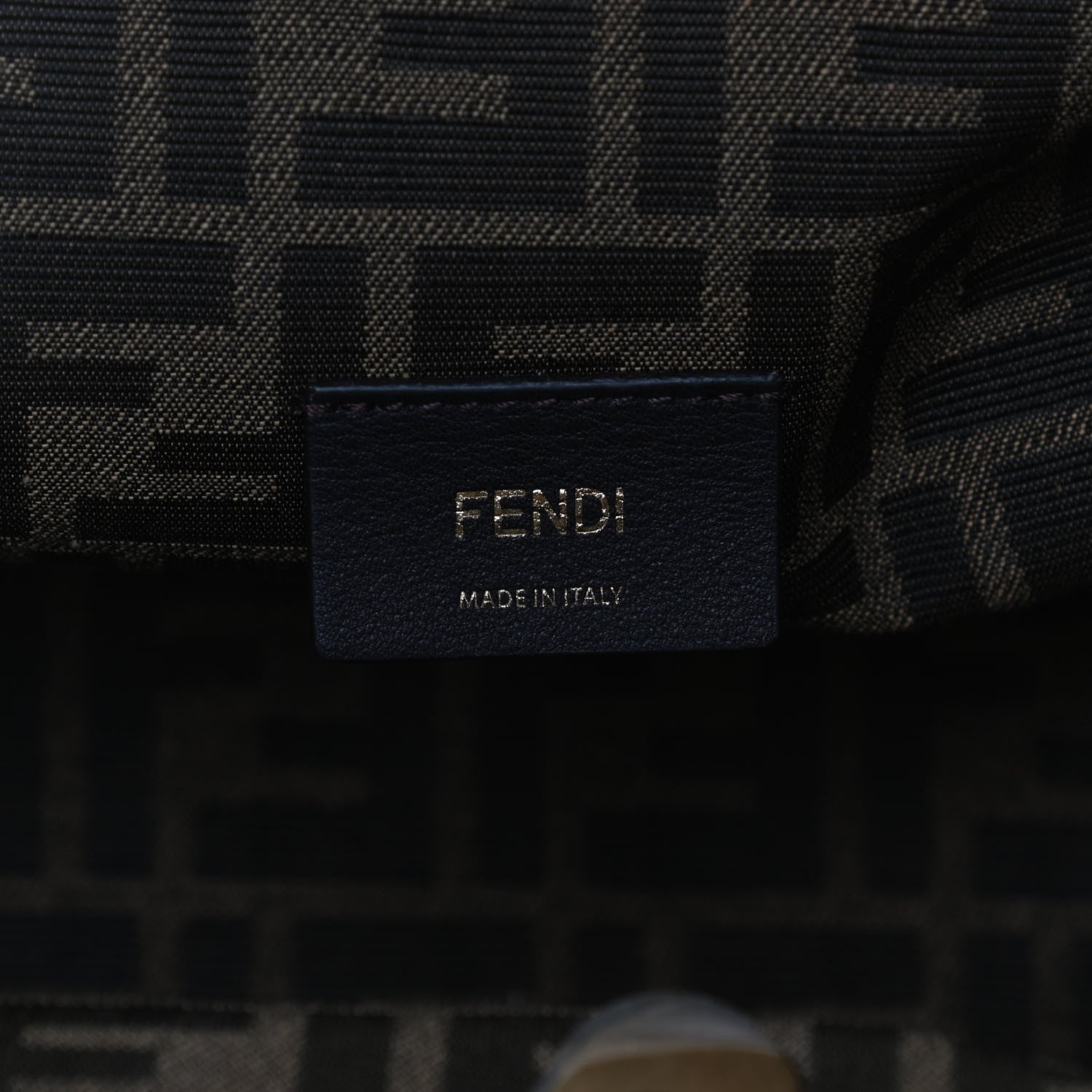 Fendi Shiny Nappa Medium Fendi First Black 6 of 14