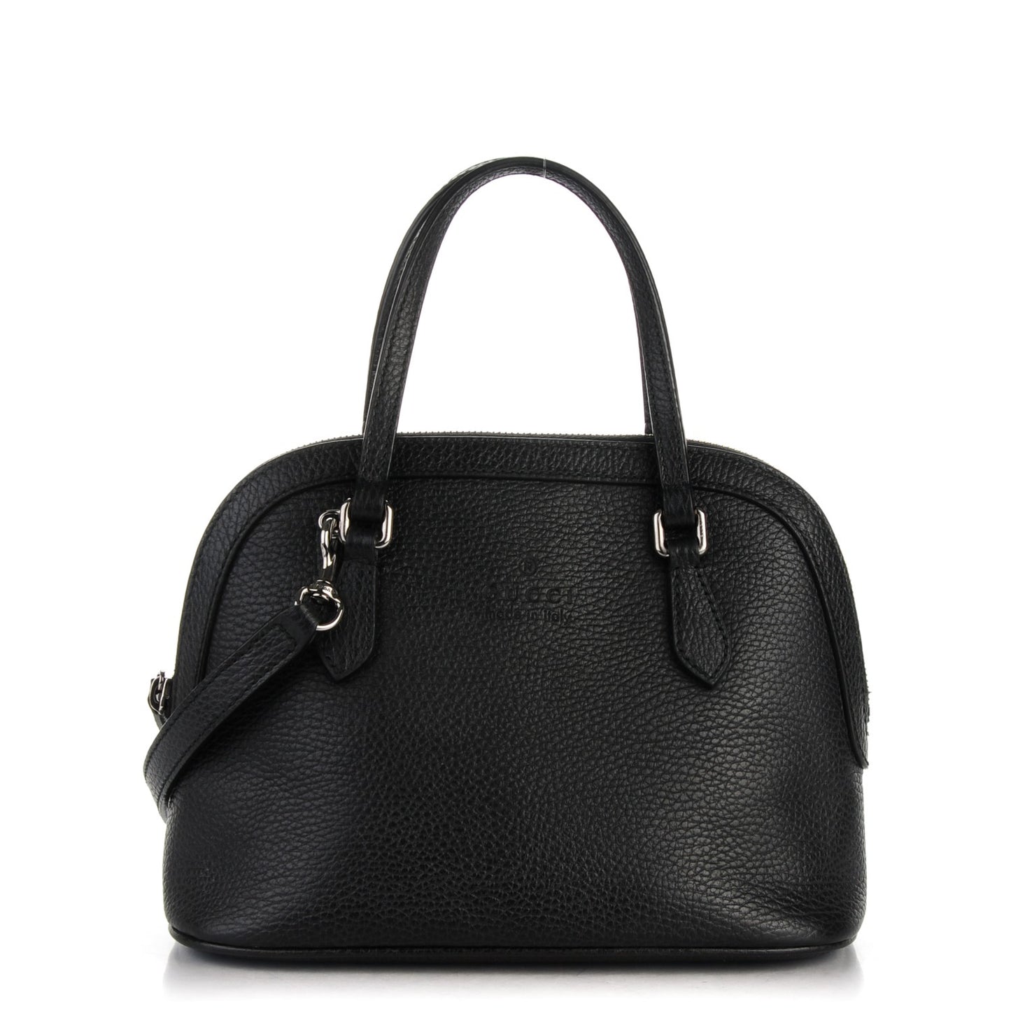 Calfskin Mini Dome Bag Black
