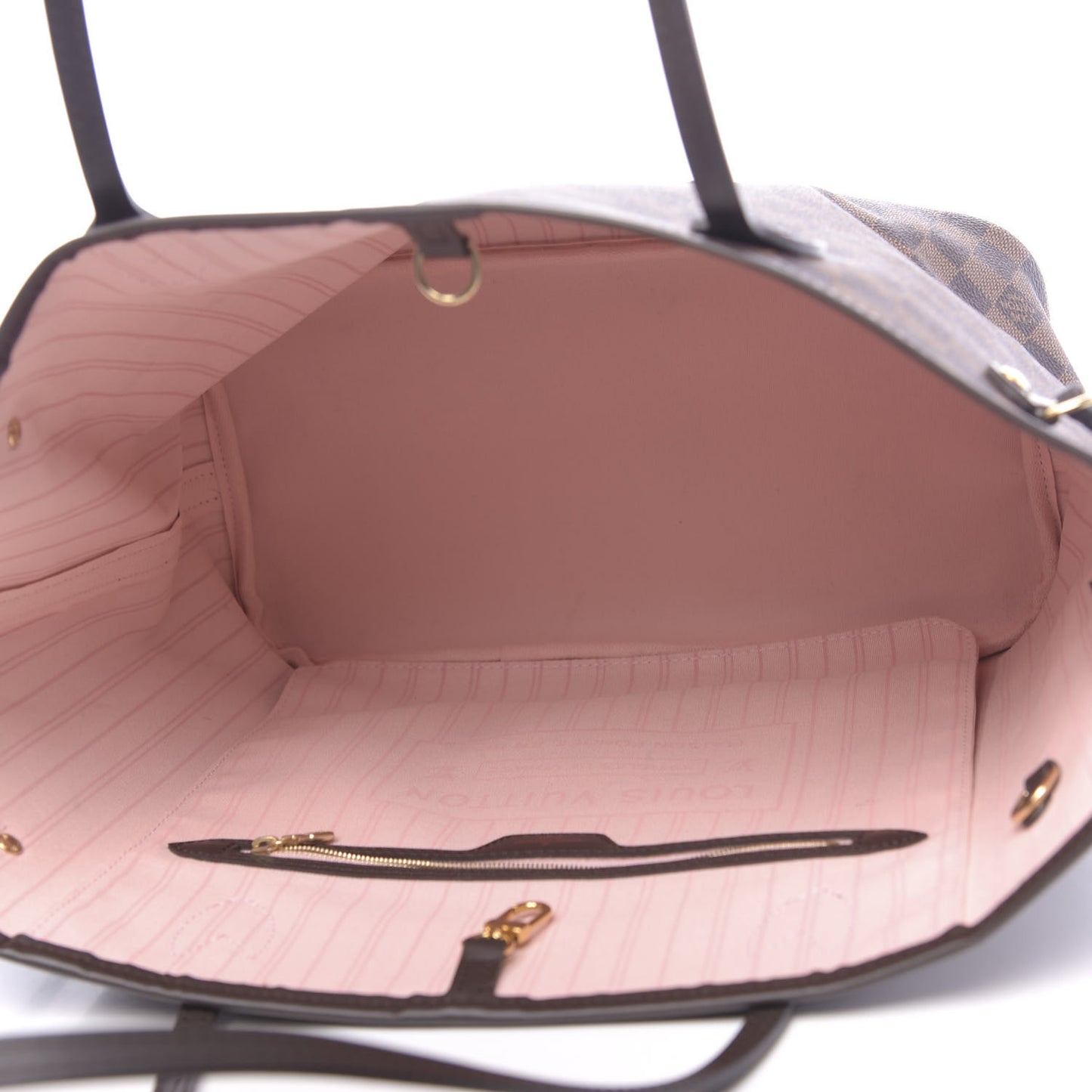 Damier Ebene Neo Neverfull MM Rose Ballerine