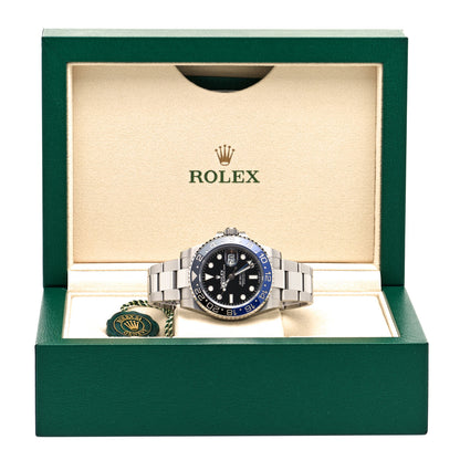 Rolex Stainless Steel 40mm Oyster Perpetual Date GMT Master II Batman Watch Black 116710BLNR 5 of 5