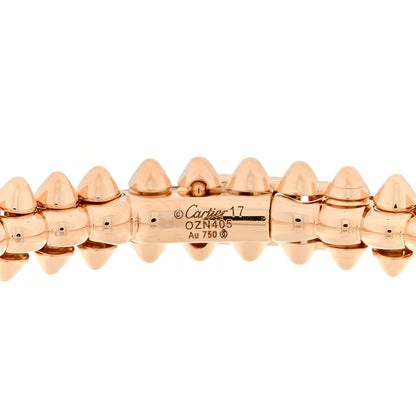 Cartier 18K Pink Gold Medium Clash De Cartier Bracelet 17 3 of 4