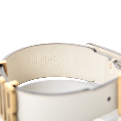 Christian Dior Calfskin Logo Bracelet White 4 of 4