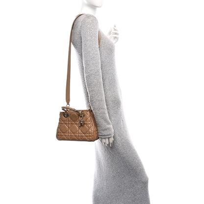 Christian Dior Calfskin Cannage Small The Lady 95.22 Beige 2 of 10