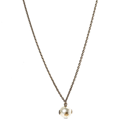 Christian Dior Pearl Mise En Dior Necklace Gold 1 of 5