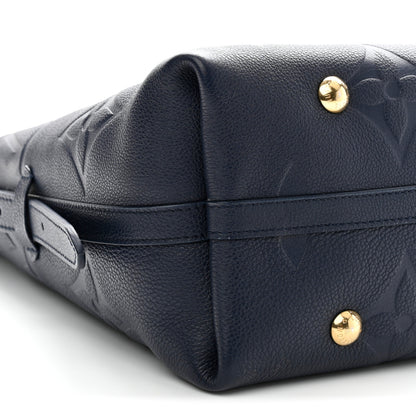 Louis Vuitton Empreinte Monogram Giant CarryAll MM Navy 8 of 10