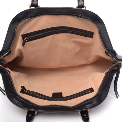 Gucci Calfskin Large Re(Belle) Top Handle Bag Black 5 of 10