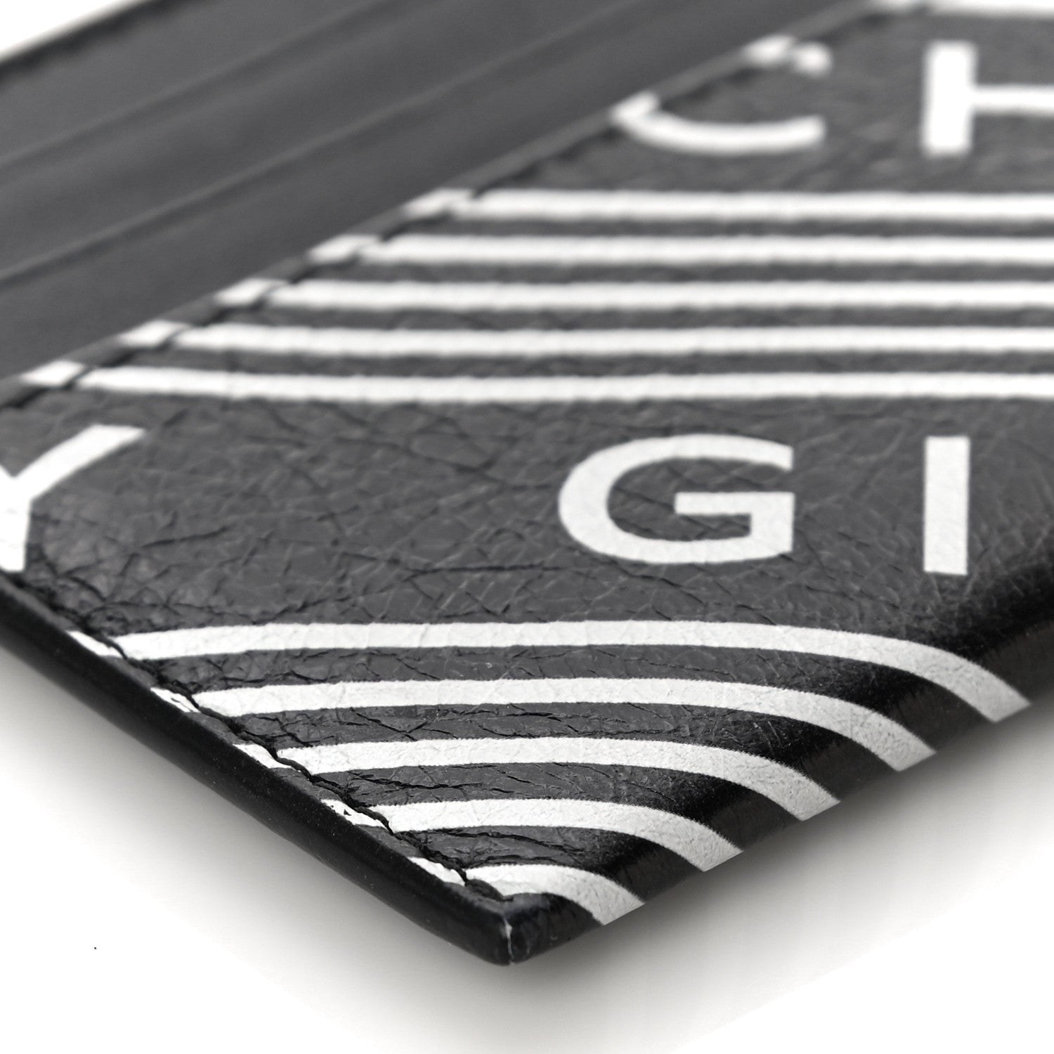 Givenchy Lambskin Logo Printed Card Holder Black 8 of 9