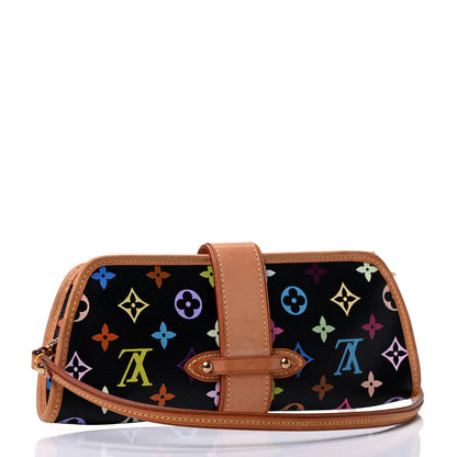 Louis Vuitton Monogram Multicolor Shirley Black 2 of 4