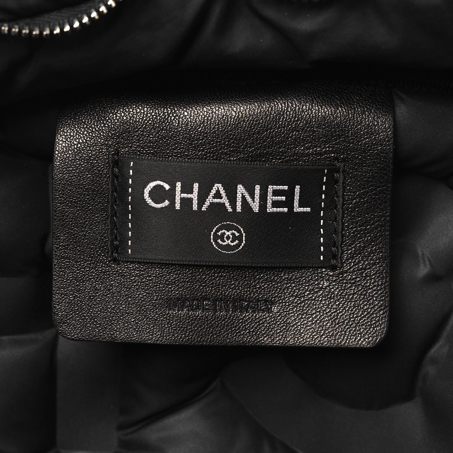 Nylon Embossed Small Doudoune Backpack Black