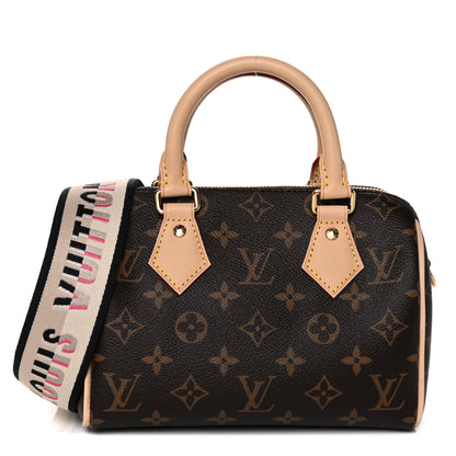 Louis Vuitton Monogram Speedy Bandouliere 20 Black 1 of 10