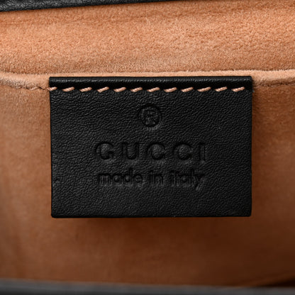 Gucci Calfskin Studded Small Padlock Shoulder Bag Black 6 of 12
