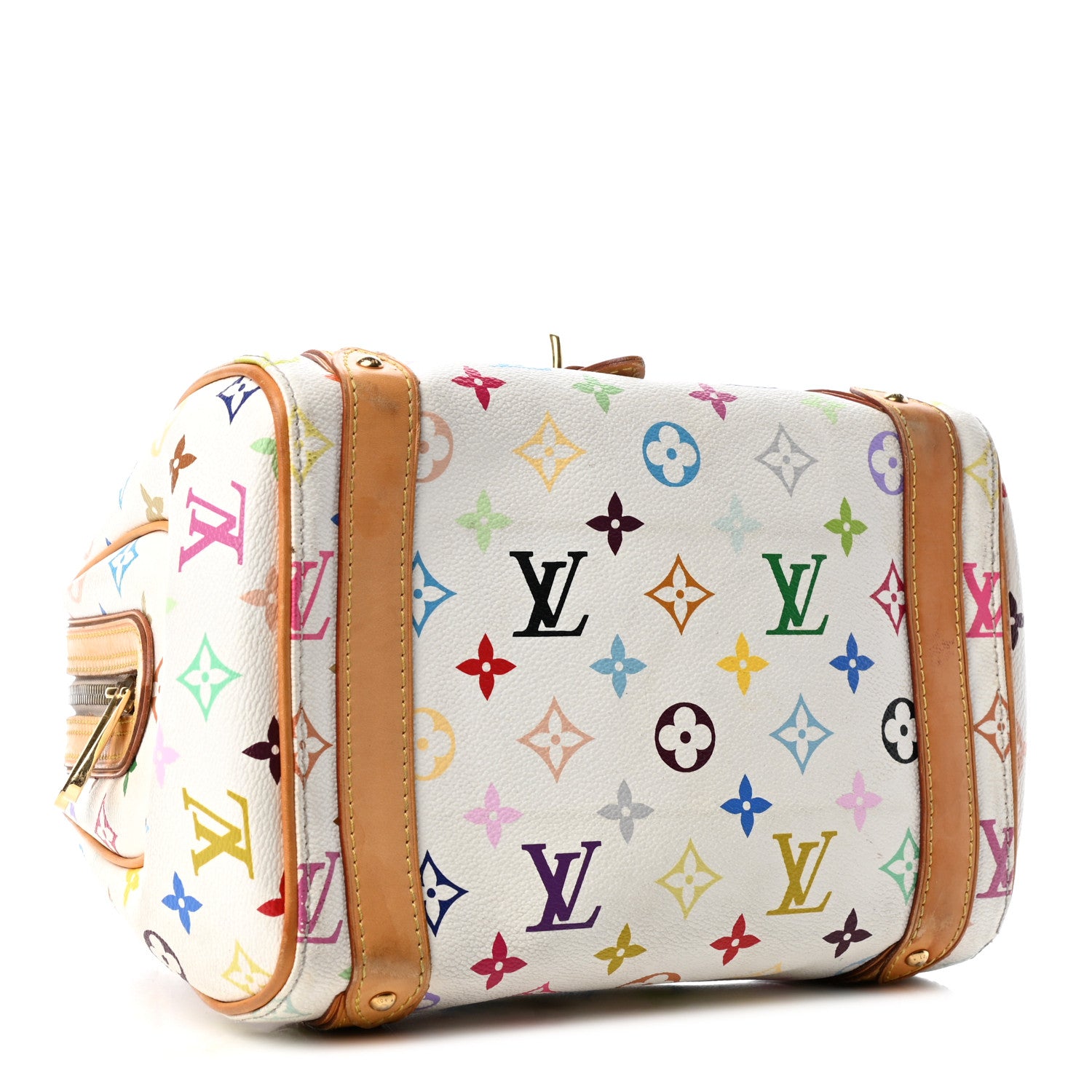 Louis Vuitton Monogram Multicolor Priscilla White 3 of 4