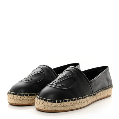 Louis Vuitton Starboard Espadrille Flats 35 Black 3 of 9