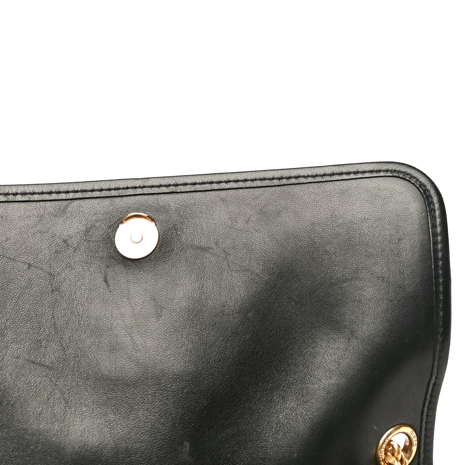 Saint Laurent Lambskin Matelasse Monogram Medium Niki Chain Satchel Black 28 of 33