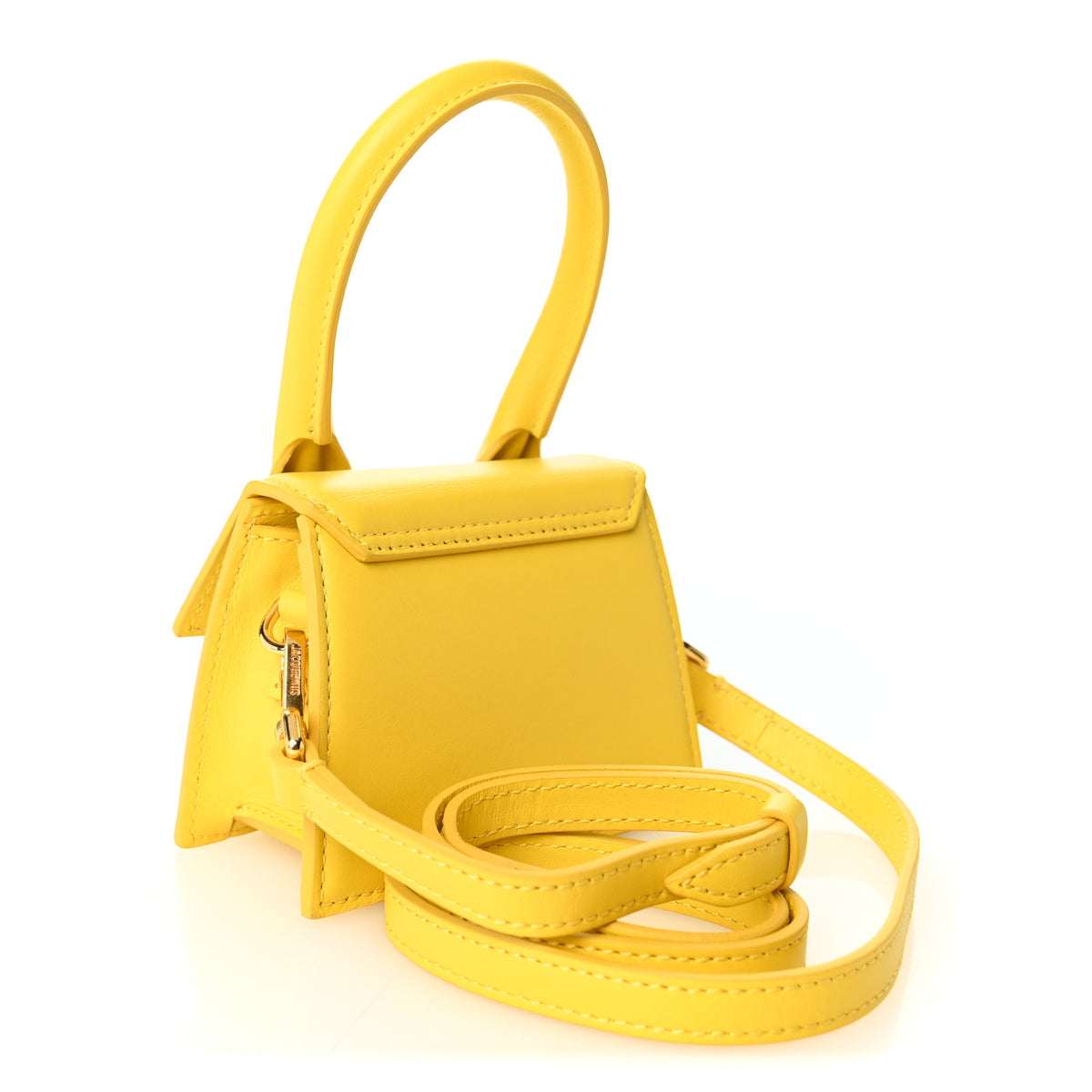 Jacquemus Smooth Calfskin Le Chiquito Yellow 3 of 9