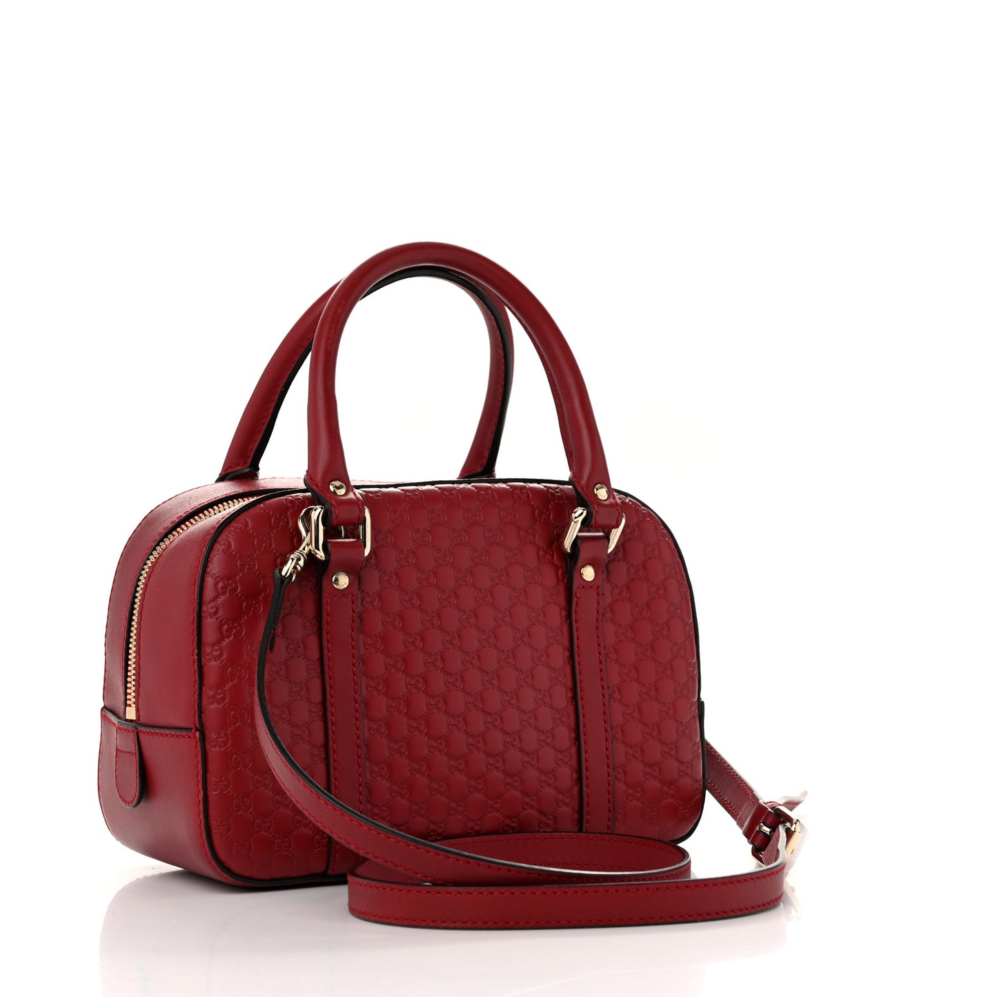 Microguccissima Small Crossbody Bag Rosso