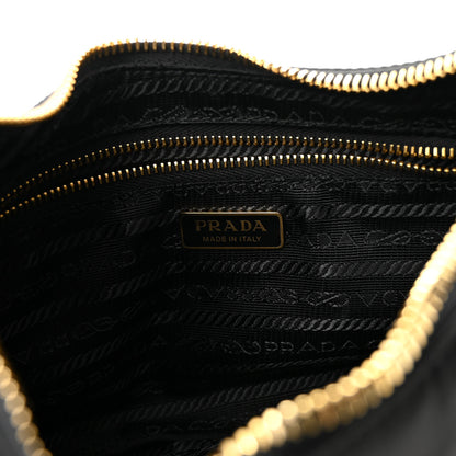 Prada Tessuto Nylon Saffiano Mini Re-Edition 2005 Bag Black 6 of 9