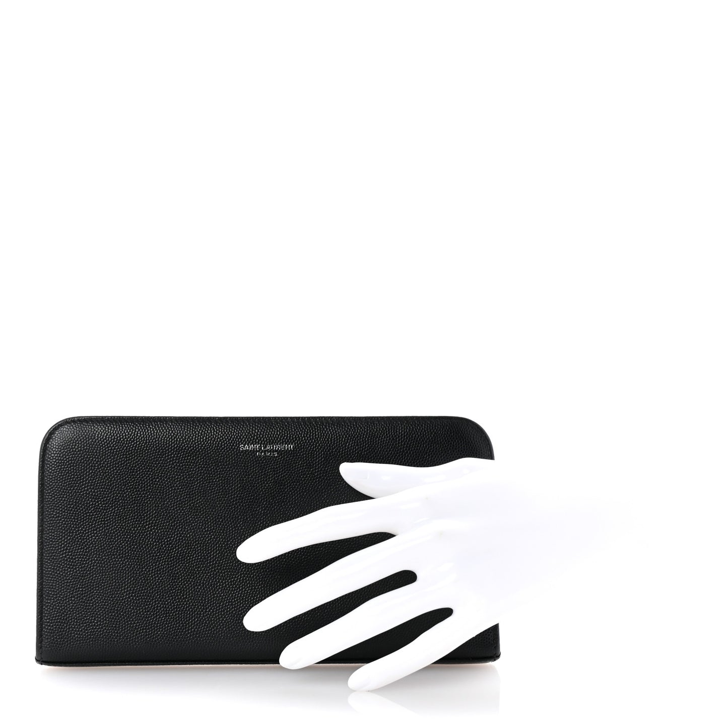 Grain De Poudre Zip Around Travel Wallet Black