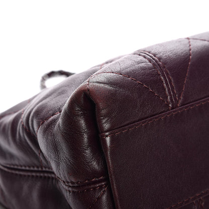 Chanel Lambskin Quilted Large Soft Touch Flap Burgundy 12 of 17