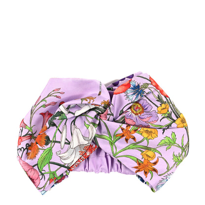 Gucci Silk Floral Headband M Purple Multicolor 1 of 3