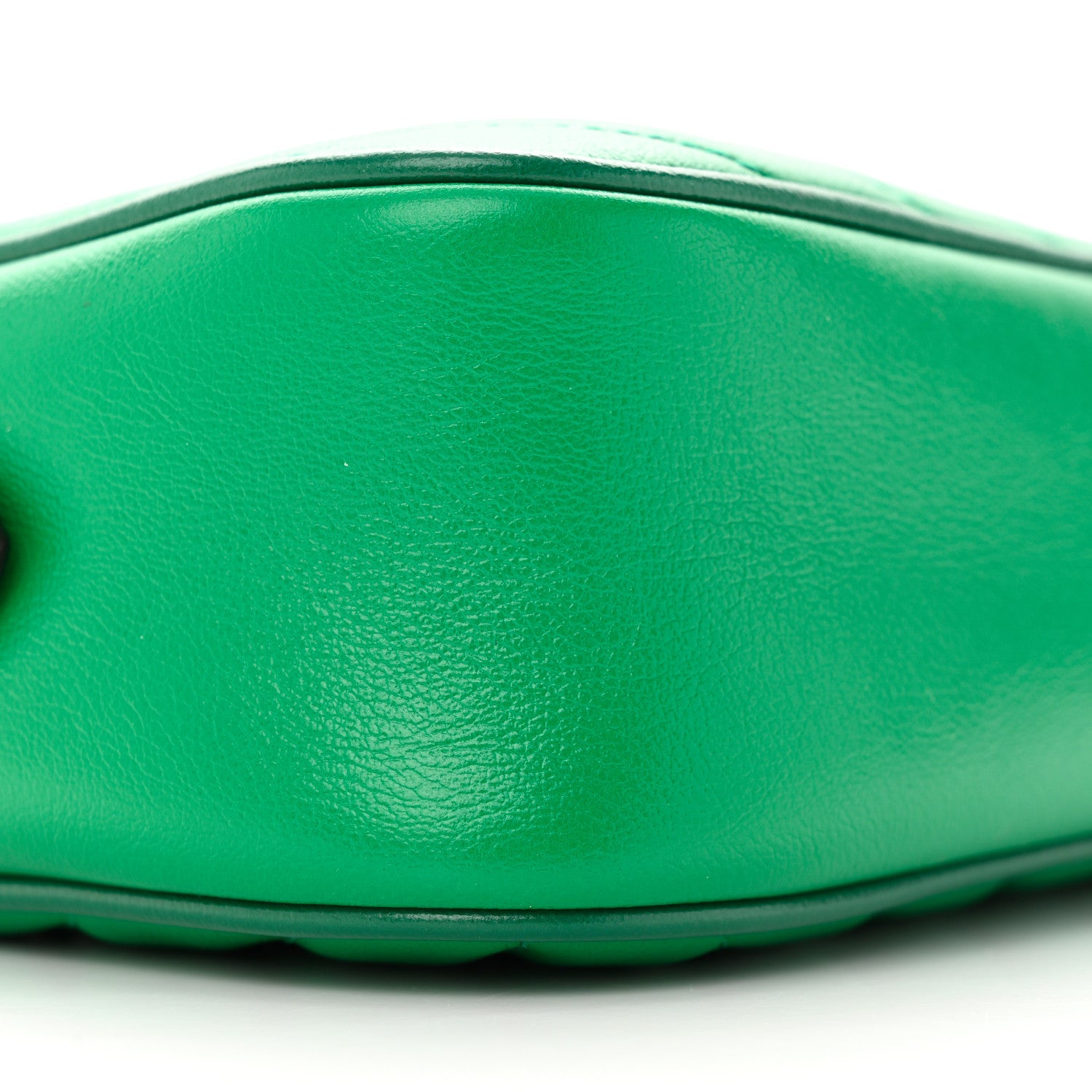 Gucci Azalea Calfskin Enamel Matelasse Diagonal Small Torchon GG Marmont Chain Shoulder Bag New Shamarock Emerald 10 of 12