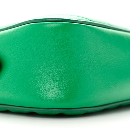 Gucci Azalea Calfskin Enamel Matelasse Diagonal Small Torchon GG Marmont Chain Shoulder Bag New Shamarock Emerald 10 of 12