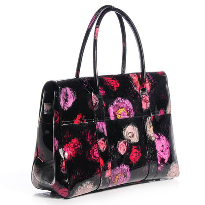 Mulberry Patent Leather Scribbly Flora Bayswater Multicolor 5 of 12