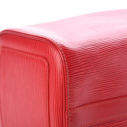 Louis Vuitton Epi Speedy 25 Castillan Red 10 of 13