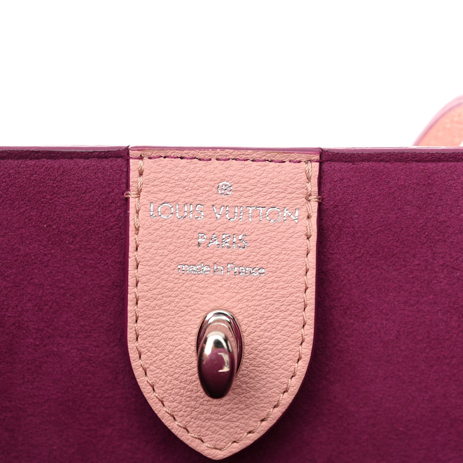 Louis Vuitton Calfskin Perforated Lockme Cabas Rose Poudre Creme 6 of 18