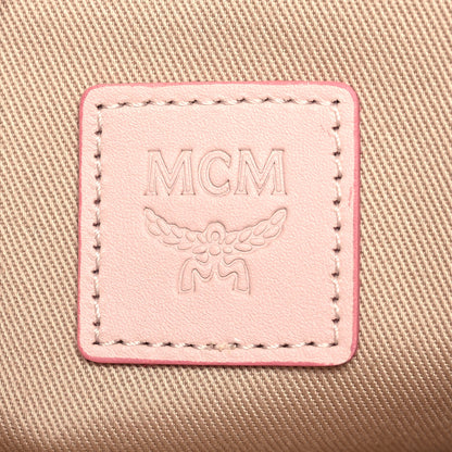 MCM Visetos Medium Patricia Wallet On Chain Soft Pink 7 of 11