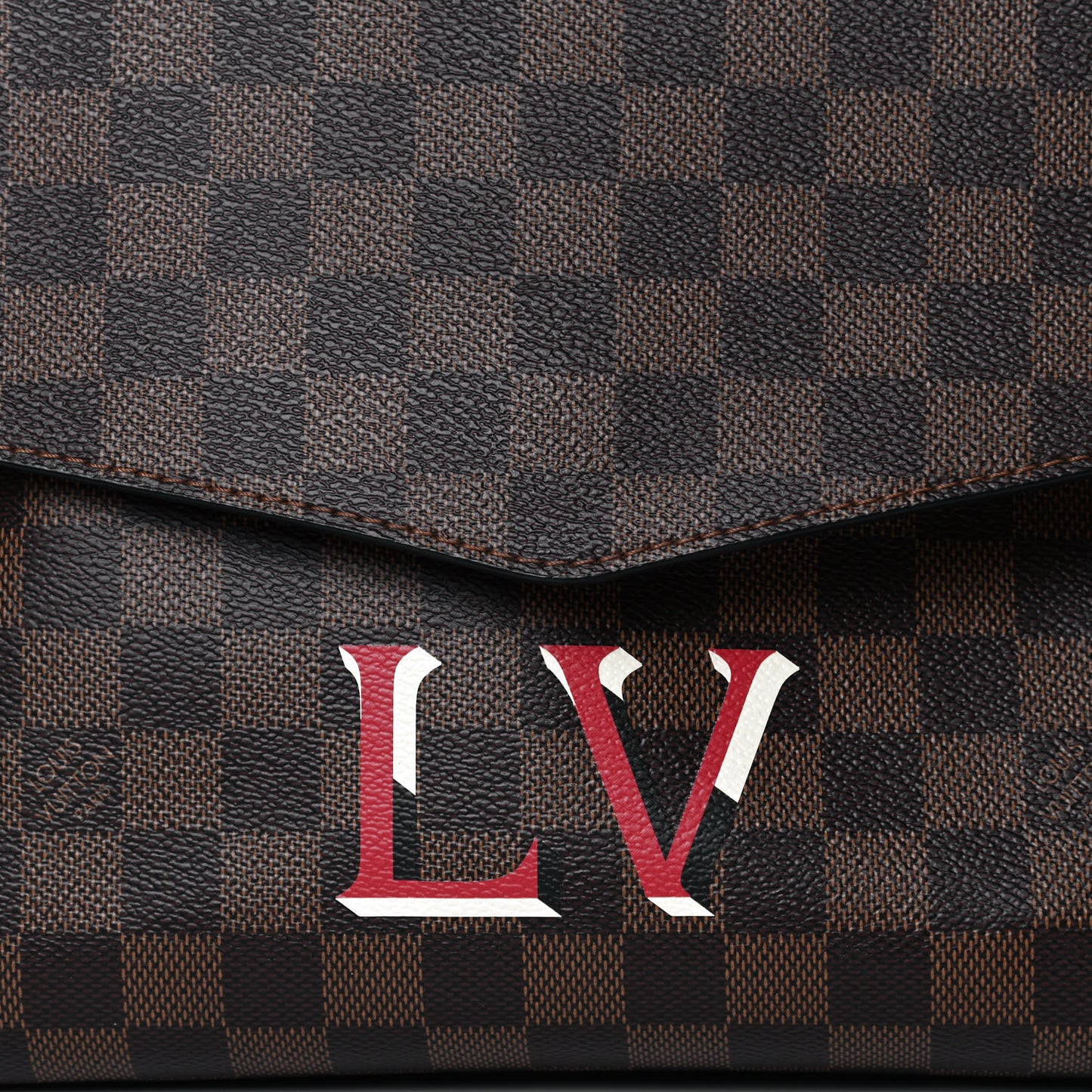 Damier Ebene Beaubourg MM Scarlet