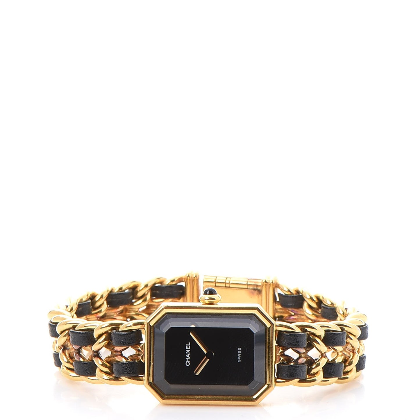 Stainless Steel Lambskin 20mm Chain Premiere Quartz Watch Gold S