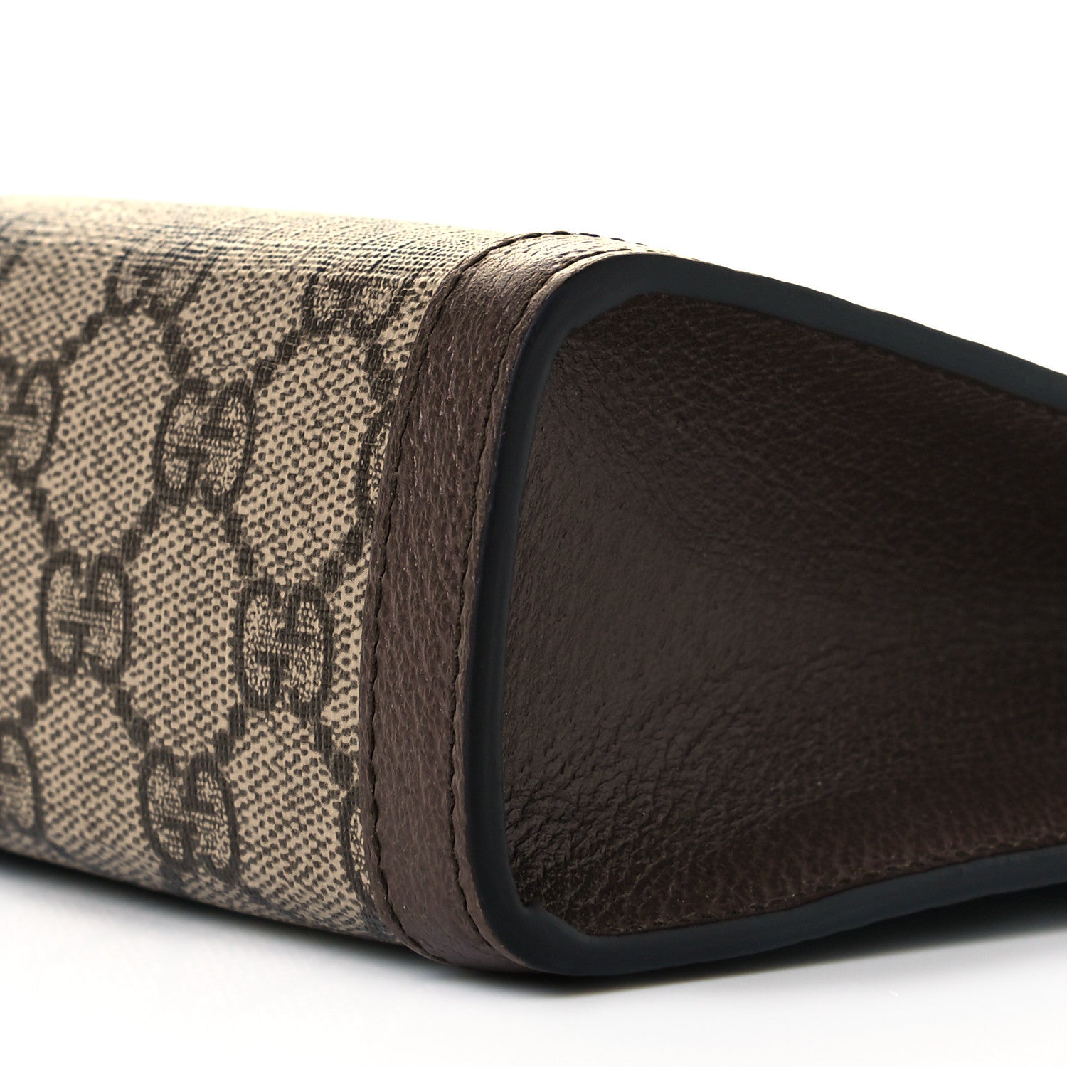 Gucci GG Supreme Monogram Web Ophidia Pouch Brown 8 of 8